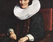 尼古拉斯玛斯 - Portrait of Margaretha de Geer, Wife of Jacob Trip